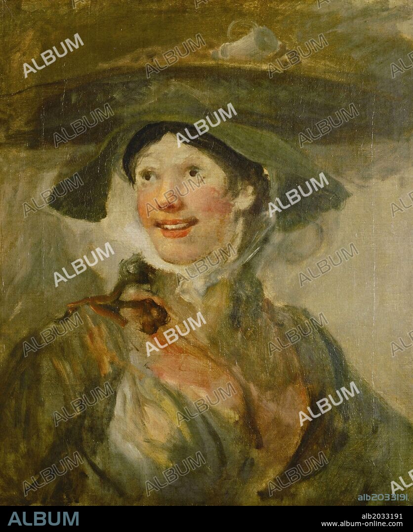 William Hogarth / 'The Shrimp Girl', c. 1740-1745, Oil on canvas, 63.5 x 52.5 cm.