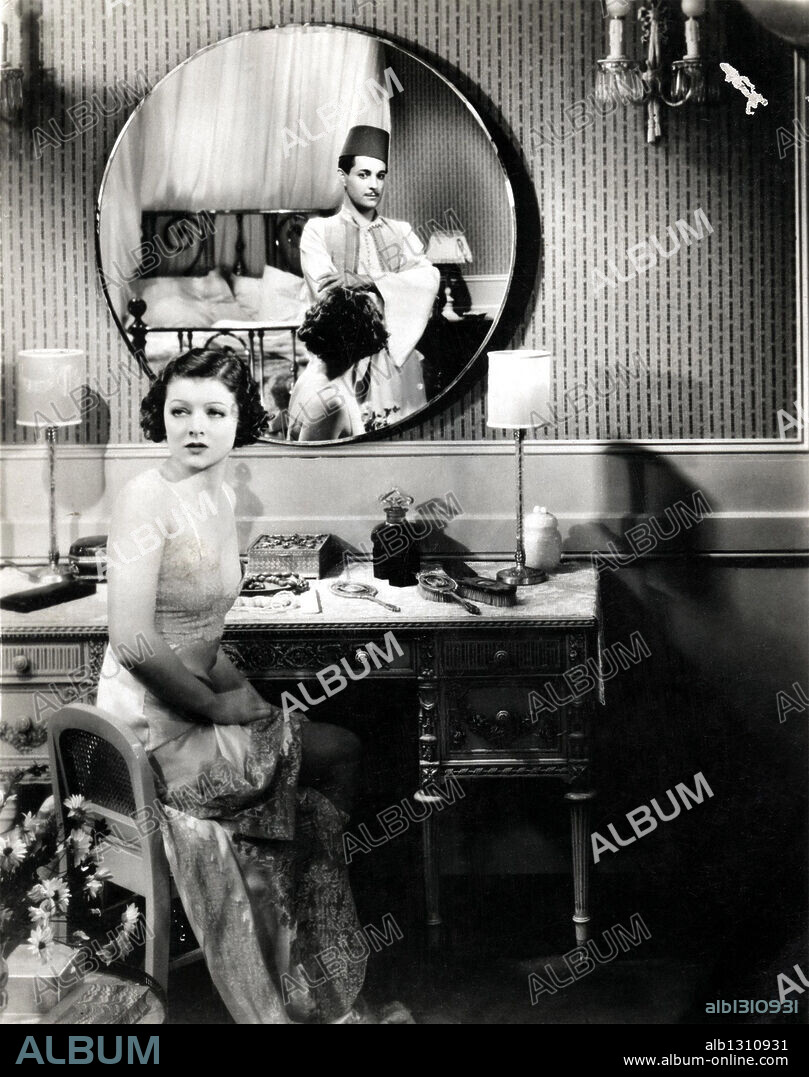 MYRNA LOY y RAMON NOVARRO en THE BARBARIAN, 1933, dirigida por SAM WOOD. Copyright M.G.M.