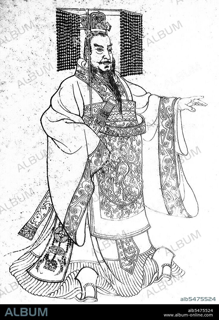 Qin Shi Huang (259–210 BCE), personal name Ying Zheng, was king of the Chinese State of Qin from 246 to 221 BCE during the Warring States Period. He became the first emperor of a unified China in 221 BCE, and ruled until his death in 210 BC at the age of 49. Styling himself 'First Emperor' after China's unification, Qin Shi Huang is a pivotal figure in Chinese history, ushering in nearly two millennia of imperial rule. After unifying China, he and his chief advisor Li Si passed a series of major economic and political reforms. He undertook gigantic projects, including the first version of the Great Wall of China, the now famous city-sized mausoleum guarded by a life-sized Terracotta Army, and a massive national road system, all at the expense of numerous lives. To ensure stability, Qin Shi Huang also outlawed and burned many books, as well as burying some scholars alive.