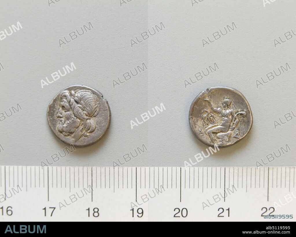 Mint: Megalopolis, Coin from Megalopolis, after 235 B.C., Silver, 2.42 g, 11:00, 14.5 mm, Made in Megalopolis, Arcadia, Greek, 3rd century B.C., Numismatics.
