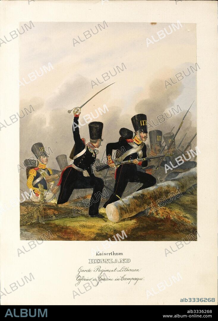 HEINRICH AMBROS ECKERT. The Lithuanian Lifeguard Regiment.