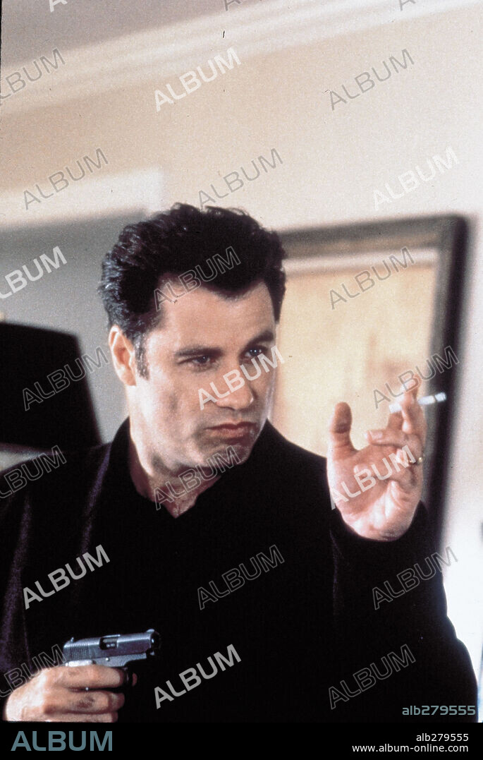 TRAVOLTA JOHN. JOHN TRAVOLTA en ATRAPADA ENTRE DOS HOMBRES, 1997 (SHE'S SO LOVELY), dirigida por NICK CASSAVETES. Copyright MIRAMAX.