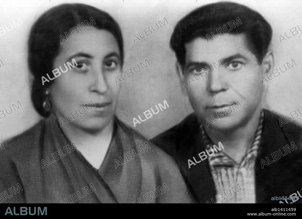 Juana Cruz y Luis Monge, padre de Camarón de la Isla.