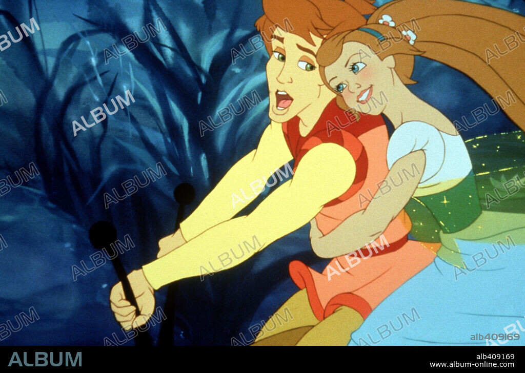 PULGARCITA, 1994 (THUMBELINA), dirigida por DON BLUTH y GARY GOLDMAN. Copyright WALT DISNEY PRODUCTIONS.