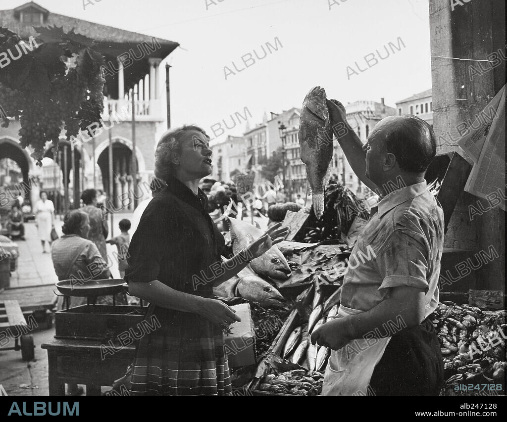 ISA MIRANDA in SUMMERTIME, 1955, directed by DAVID LEAN. Copyright UNITED ARTISTS.