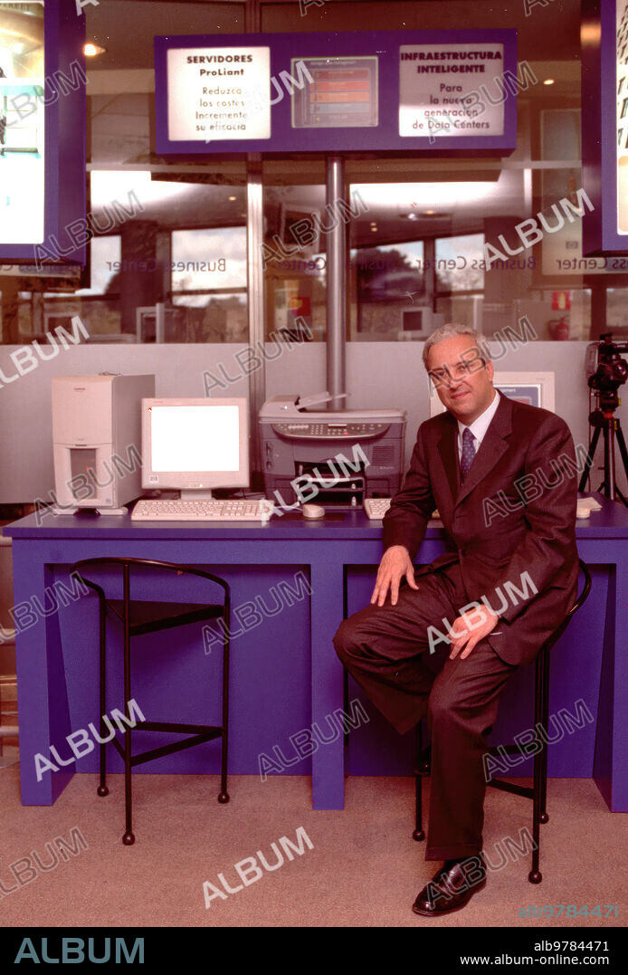 Madrid. 02/27/03. Santiago Cortes, president of HP Spain. Photo: José Luis Álvarez.