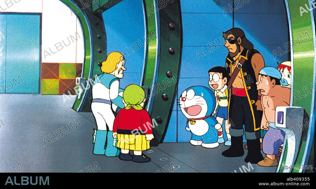 DORAEMON Y LOS PIRATAS DE LOS MARES DEL SUR, 1998 (DORAEMON: NOBITA NO NANKAI DAIBOKEN), dirigida por TSUTOMU SHIBAYAMA. Copyright ASATSU/FUJIKO PRODUCTIONS/SHIN EI ANIMATION/SHOGAKUKAN.