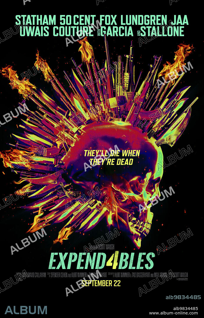 Poster of EXPEND4BLES, 2023, directed by SCOTT WAUGH. Copyright MILLENNIUM FILMS.