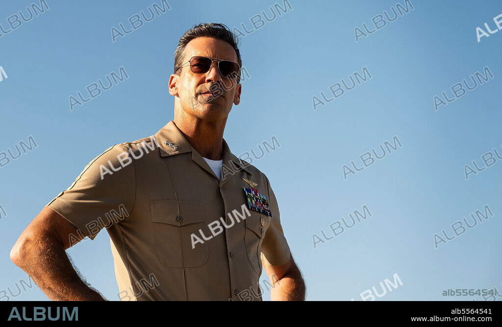 JON HAMM in TOP GUN: MAVERICK, 2020, directed by JOSEPH KOSINSKI. Copyright PARAMOUNT PICTURES.