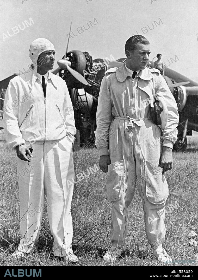 Istres-damasco-paris air rece. bruno mussolini. 1937.