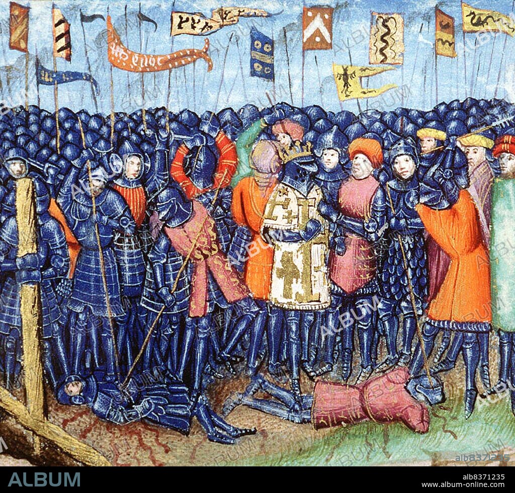 The Battle of Hattin took place on July 3 and 4, 1187, between the Crusader Kingdom of Jerusalem and the forces of the Kurdish Ayyubid sultan Salah ad-Din, known in the West as Saladin. It is also known as the Battle of the Horns of Hattin, from a nearby extinct volcano.<br/><br/>. The Muslim armies under Saladin captured or killed the vast majority of the Crusader forces, removing their capability to wage war. As a direct result of the battle, Islamic forces once again became the pre-eminent military power in the Holy Land, re-conquering Jerusalem and several other Crusader-held cities. These Christian defeats prompted the Third Crusade, which began two years after the Battle of Hattin.