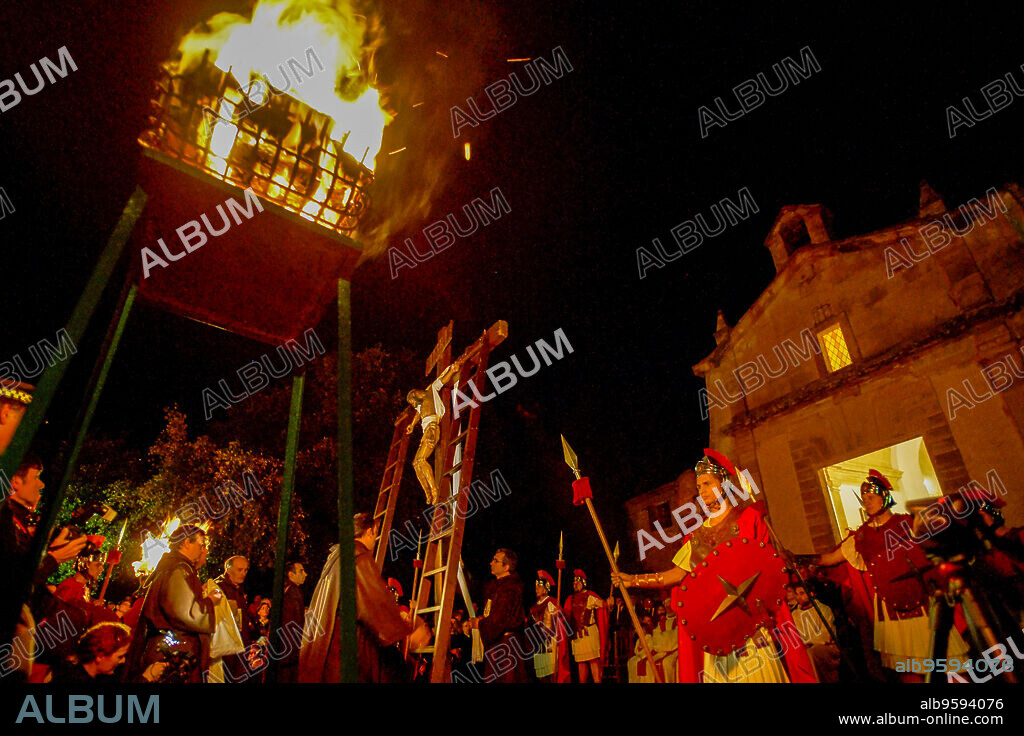 El Devallament,descenso de la cruz, Calvario, Pollença.Mallorca.Illes Balears.España.