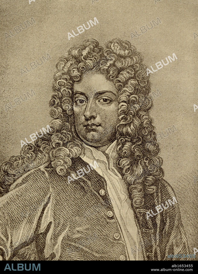 Joseph Addison, 1672-1719. English essayist, poet and statesman.From the book "The Masterpiece Library of Short Stories, English, Volume 7".