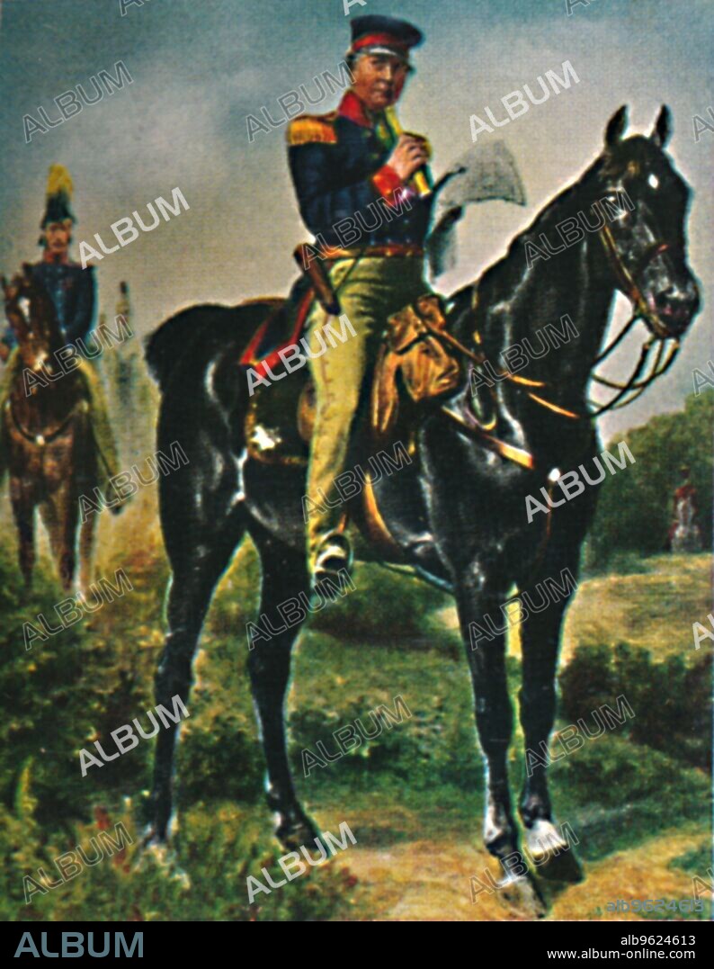'Gneisenau 1760-1831', 1934. August Wilhelm Antonius Graf Neidhardt von Gneisenau (1760-1831), Prussian field marshal. He was a prominent figure in the reform of the Prussian military and the War of Liberation. From "Die Großen der Weltgeschichte". [Eckstein-Halpaus, Dresden, 1934].