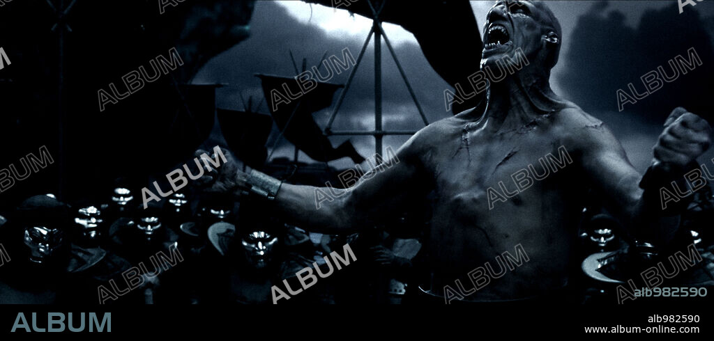 ROBERT MAILLET en 300, 2006, dirigida por ZACK SNYDER. Copyright WARNER BROS. PICTURES.