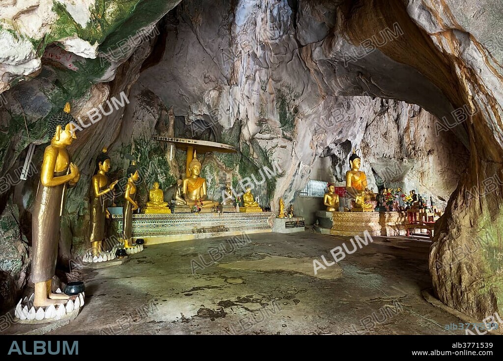 Statues or sculptures in the Buddha Cave, Mae Cham, Chiang Rai Province, Northern Thailand, Thailand, Asia.