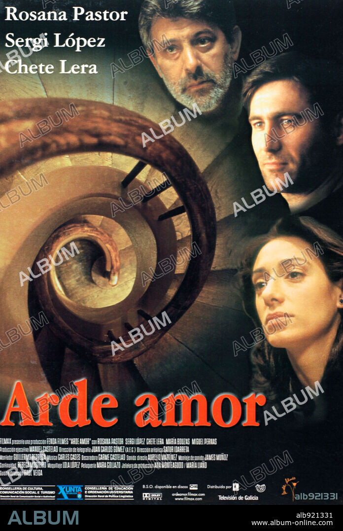 Poster de ARDE, AMOR, 1999, dirigida por RAUL VEIGA.