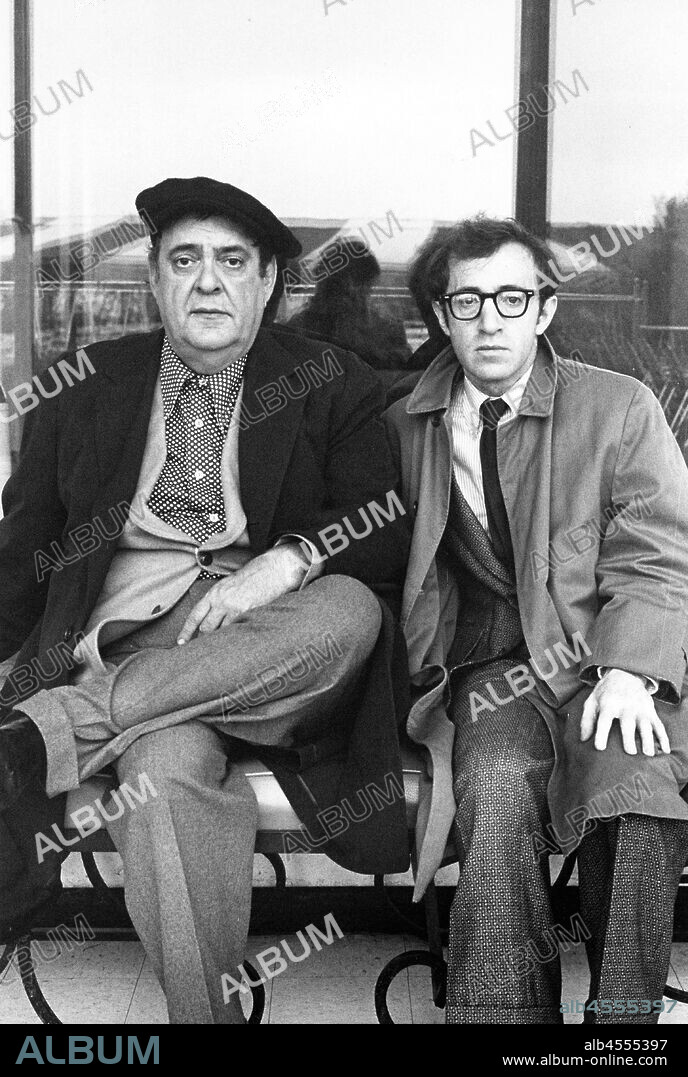 WOODY ALLEN und ZERO MOSTEL in THE FRONT, 1976, unter der Regie von MARTIN RITT. Copyright COLUMBIA PICTURES.