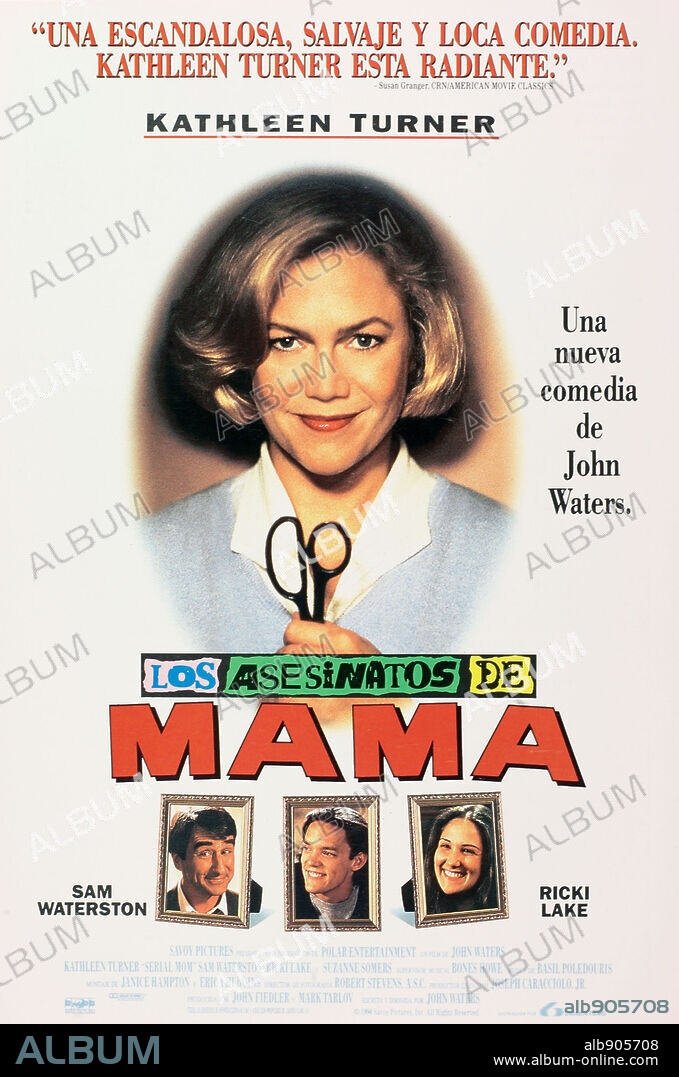 Poster of SERIAL MOM, 1994, directed by JOHN WATERS. Copyright SAVOY PICTURES.