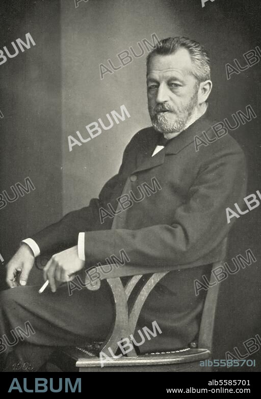 Erdmannsdörfer, Max von Dirigent Nürnberg 14.6.1848 - München 14.2.1905. Porträtaufnahme, um 1900/05.