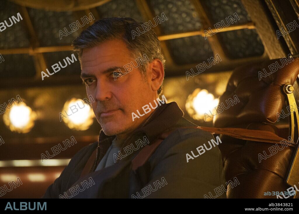 GEORGE CLOONEY in TOMORROWLAND, 2015, directed by BRAD BIRD. Copyright WALT DISNEY PICTURES.