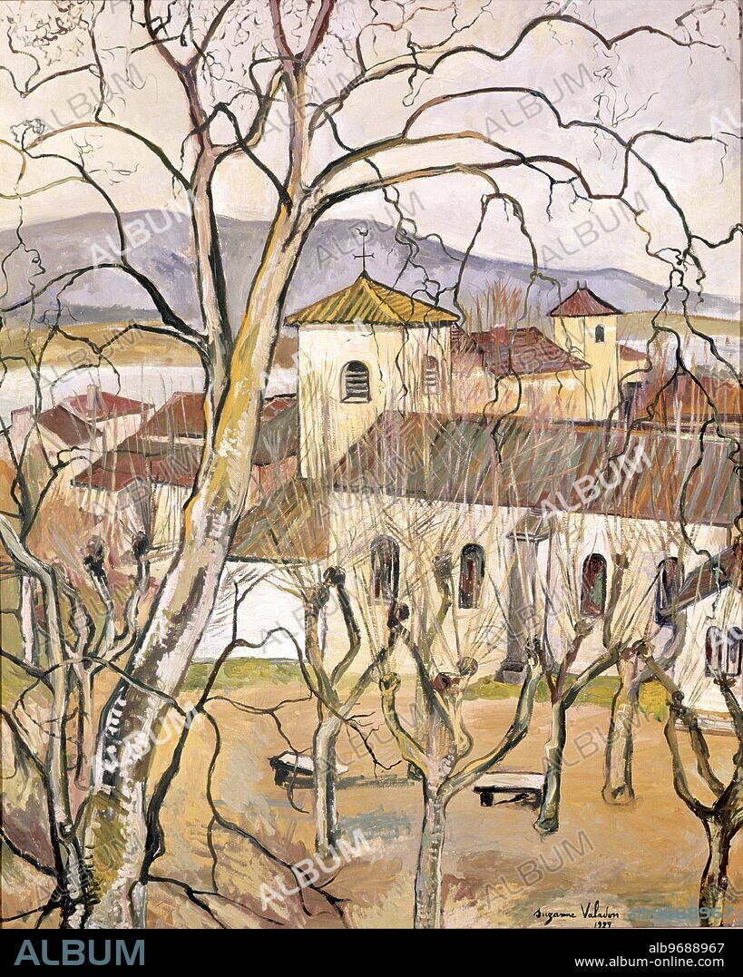 Countryside at St. Bernard 1929. by Suzanne Valadon. in Gallery of Modern Art, Paris, France.. Suzanne Valadon (September 23, 1865 - April 7, 1938) was a French painter, born Marie-ClÃ©mentine Valadon at Bessines-sur-Gartempe, Haute-Vienne, France.. Â©TopFoto.
