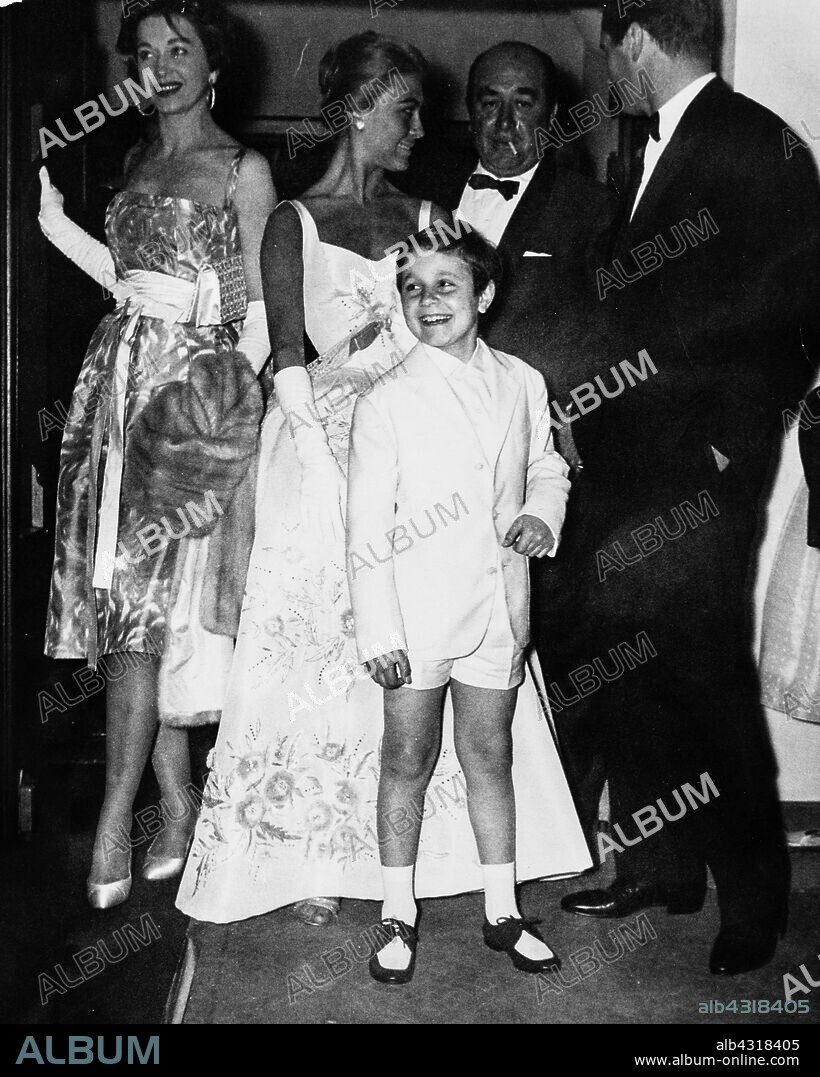 Dana Smutna. Franca Bettoja. Massimo Girotti. Rome 60s.