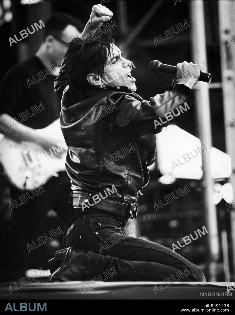 GÖTEBORG 1987-06-27.. Iggy Pop (James Newell Osterberg), amerikansk rocksångare och skådespelare - på bilden ses han på Eriksberg. *** Local Caption *** GP Foto: Sören Håkanlind.