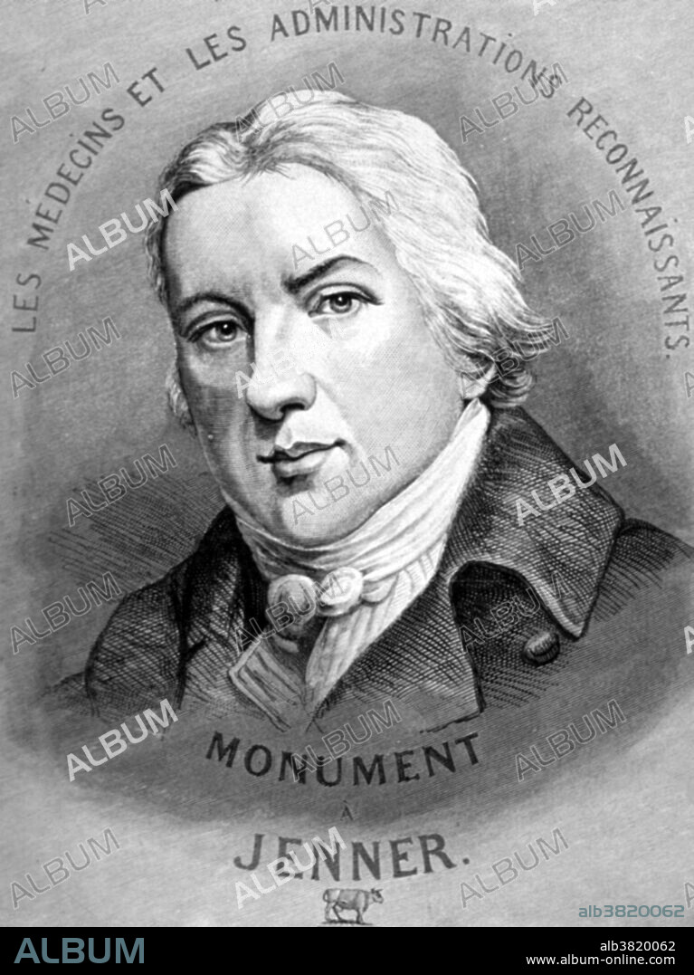 Edward Jenner (1749-1823), English physician and pioneer of vaccination. Jenner coined the word vaccination to describe his use of cowpox innoculation to obtain immunity to smallpox. Folk tales from his native Gloucestershire suggested that dairy hands who had contracted the milder cowpox did not contract the deadlier small pox. Jenner experimented on a small boy by inoculating him with fluid obtained from the blister of a patient with cowpox. He repeated his experiments and in 1798 published his results. The practice of vaccinating against smallpox quickly spread.