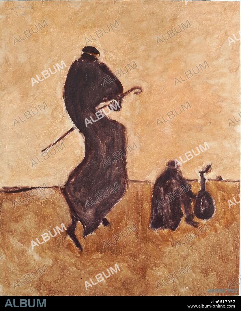 LUIS CLARAMUNT. 'Morocco', 1986-1988, Oil on canvas, 100 x 81 cm.