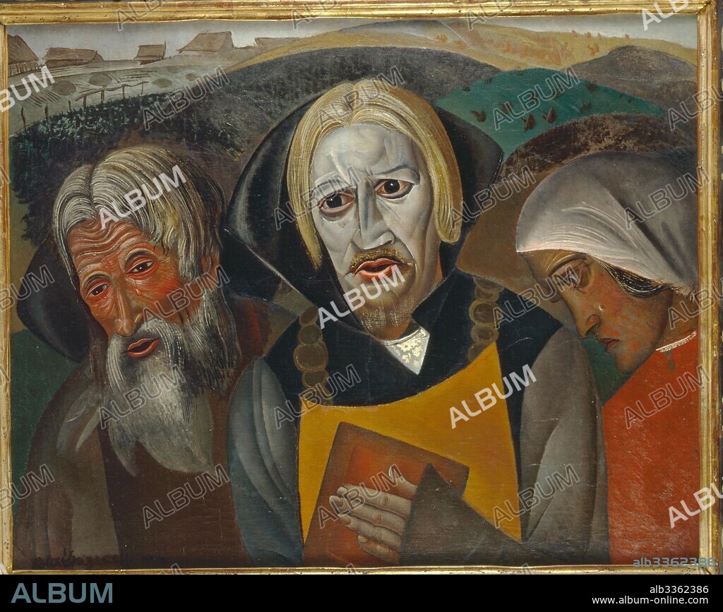 BORIS DMITRYEVICH GRIGORIEV. Vasili Kachalov as Tsar Fyodor Ioannovich.