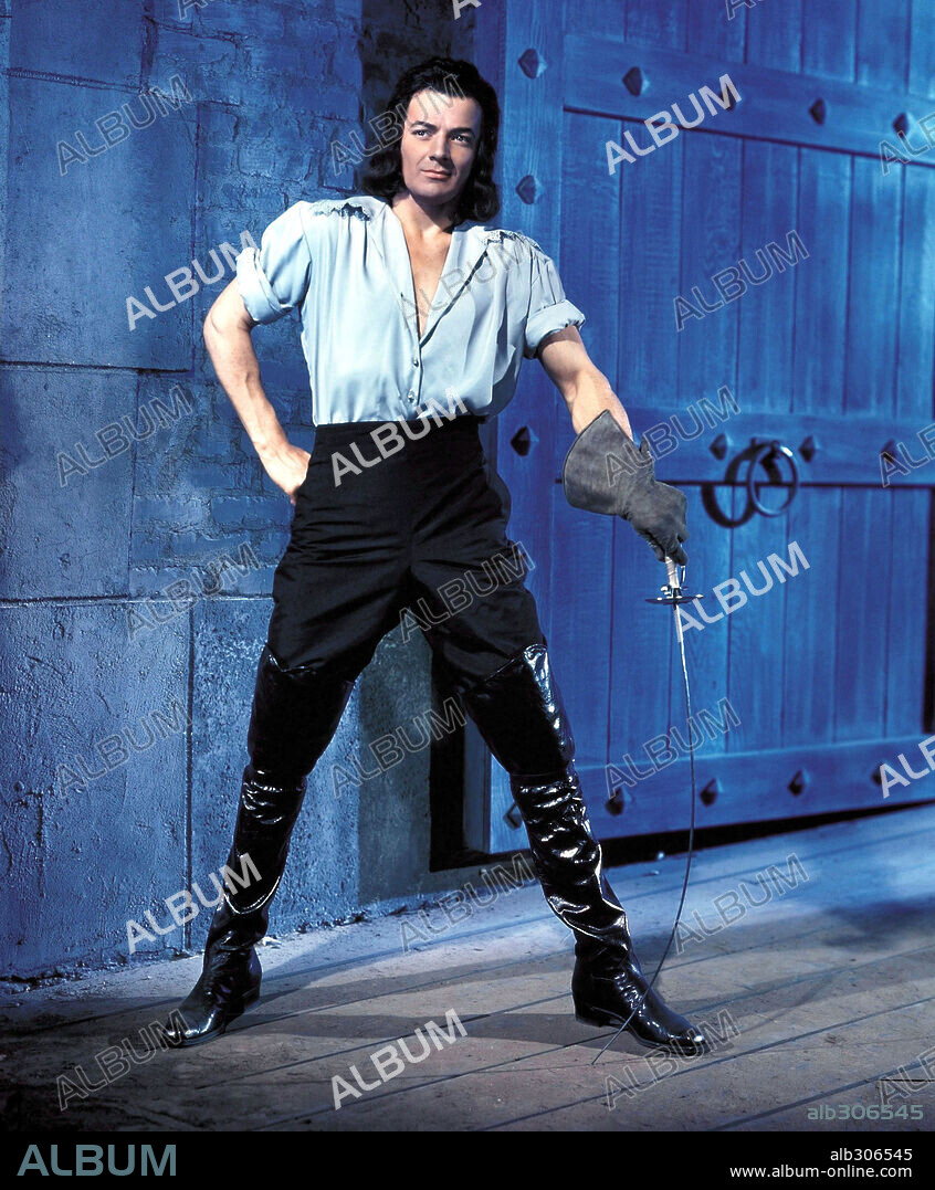 CORNEL WILDE en AMBICIOSA, 1947 (FOREVER AMBER), dirigida por OTTO PREMINGER. Copyright 20TH CENTURY FOX.