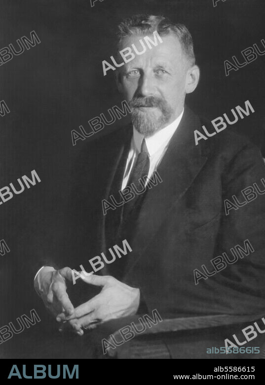 Eugen Fischer, anthropologist, Karlsruhe 5.6.1874 - Freiburg, Germany, July 9, 1967. Portrait shot, around 1935.