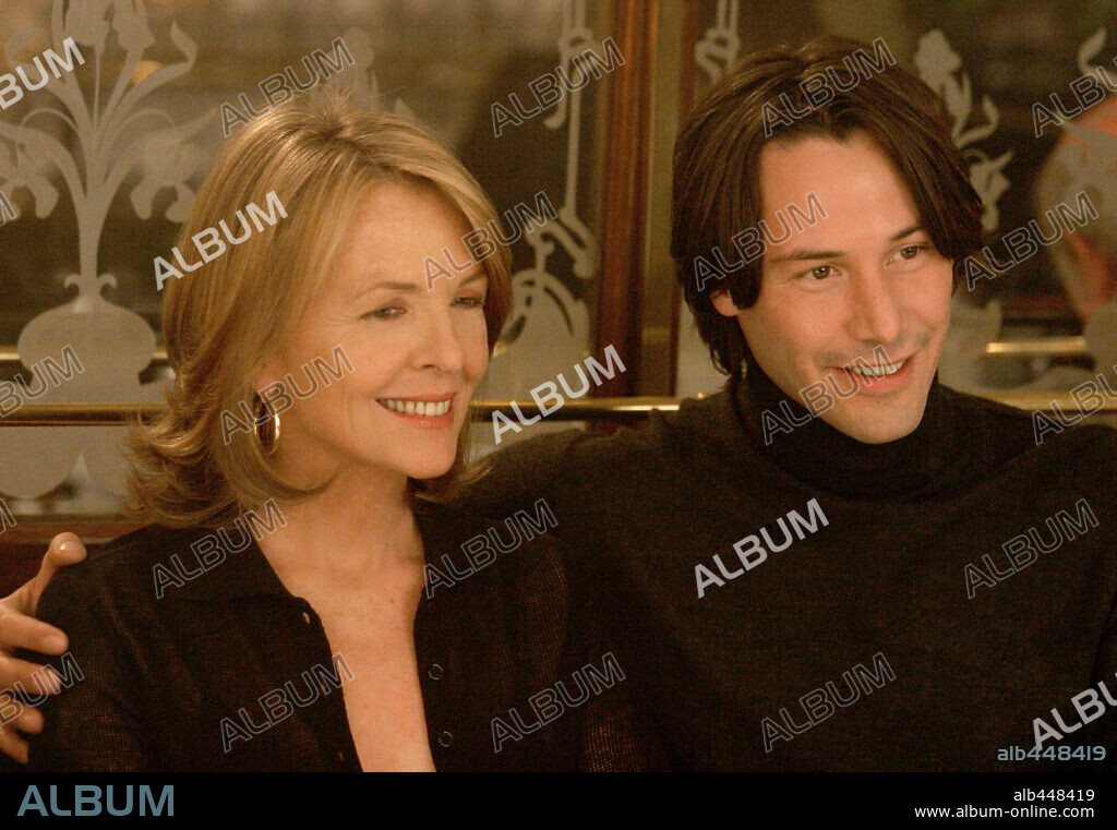 DIANE KEATON und KEANU REEVES in SOMETHING'S GOTTA GIVE, 2003, unter der Regie von NANCY MEYERS. Copyright COLUMBIA PICTURES / MARSHAK, BOB.