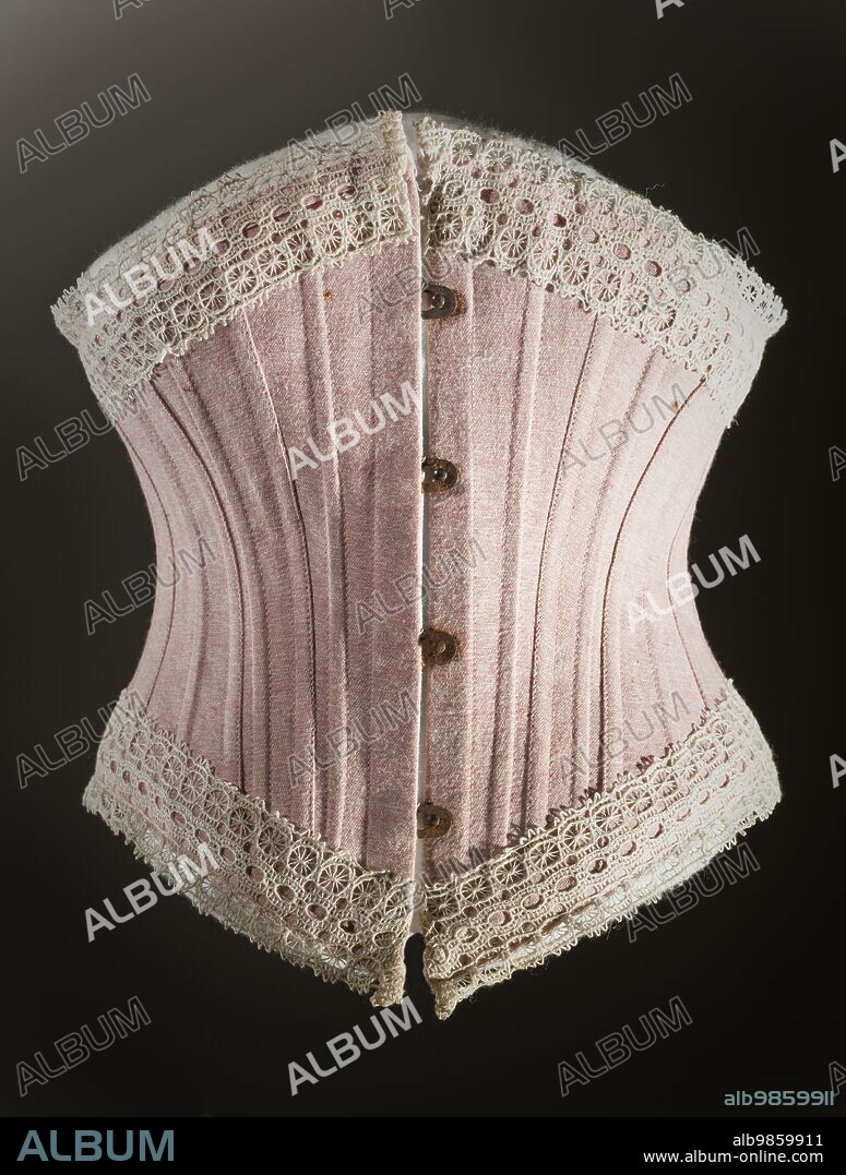 Corset, England, between 1890 and 1895. Creator: Unknown. - Album alb9859911