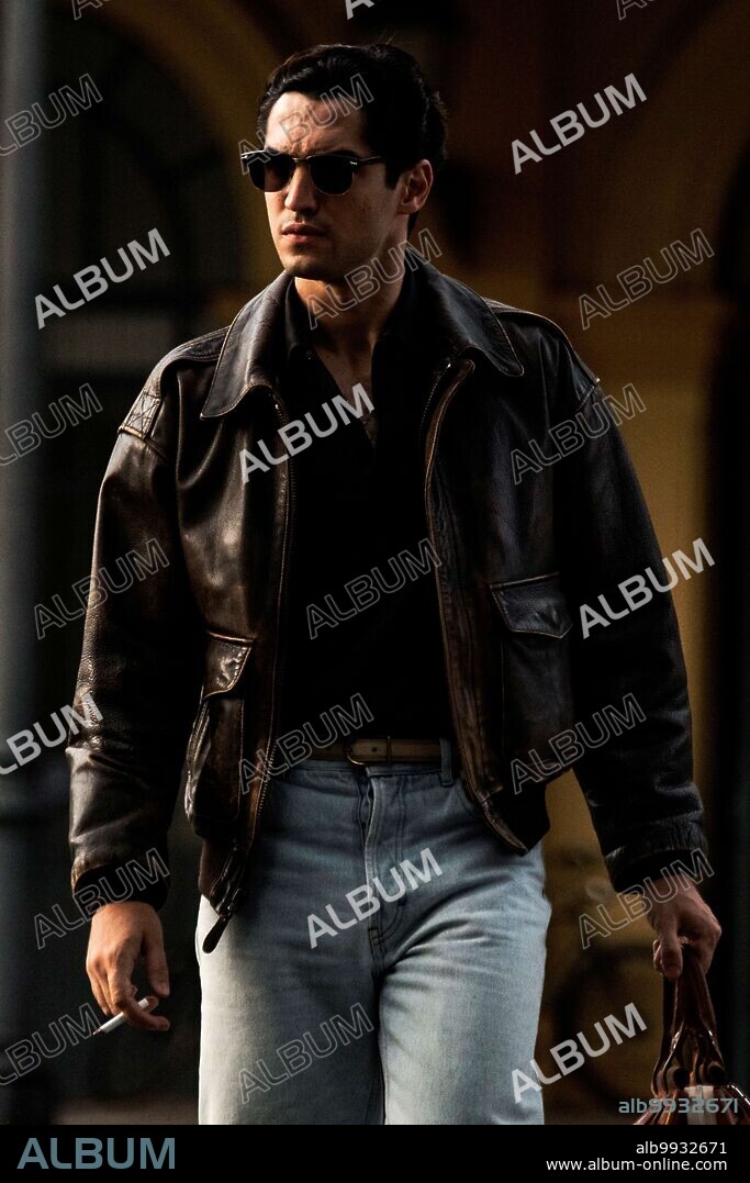 Gabriel Leone in FERRARI, 2023, directed by MICHAEL MANN. Copyright Forward Pass.