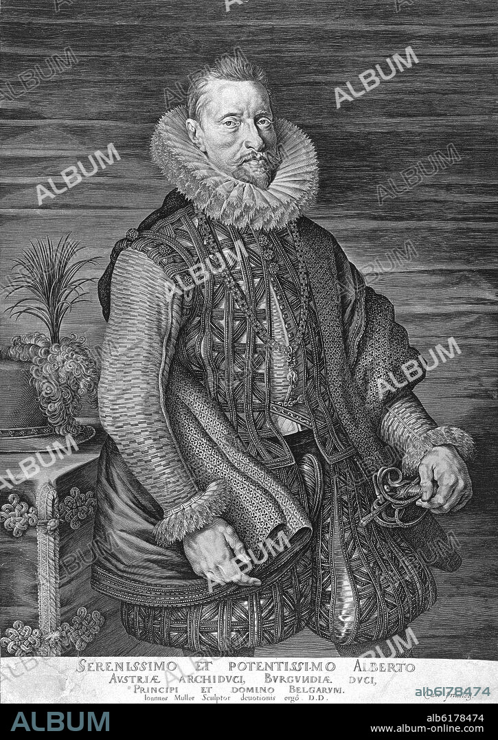 RETRATO DEL ARCHIDUQUE ALBERTO DE AUSTRIA - 1559/1621.