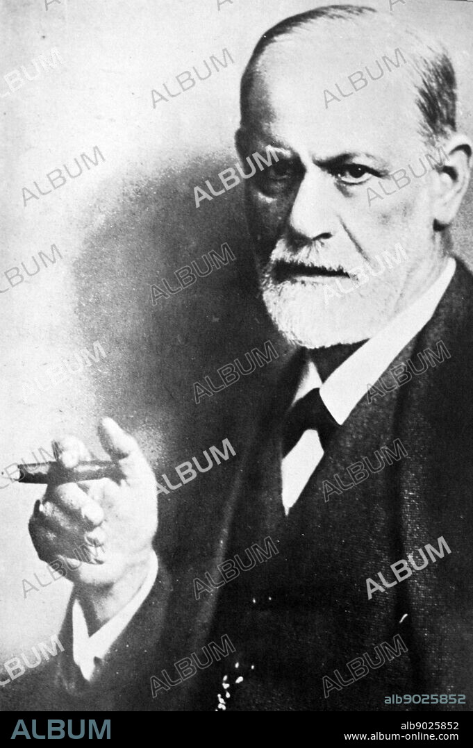Photograph of Sigmund Freud, an Austrian neurologist known as the founding father of psychoanalysis. Born 6th May 1856 as Sigismund Schlomo Freud. and lived until 23rd September 1939.