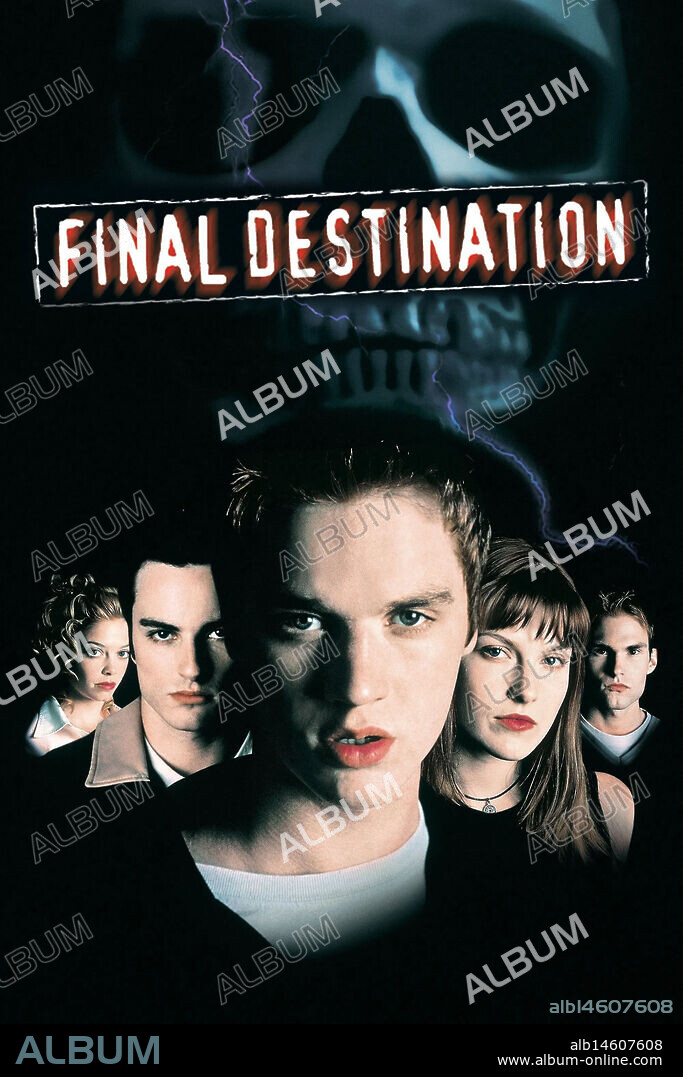 Poster of FINAL DESTINATION, 2000, directed by JAMES WONG. Copyright NEW LINE CINEMA.