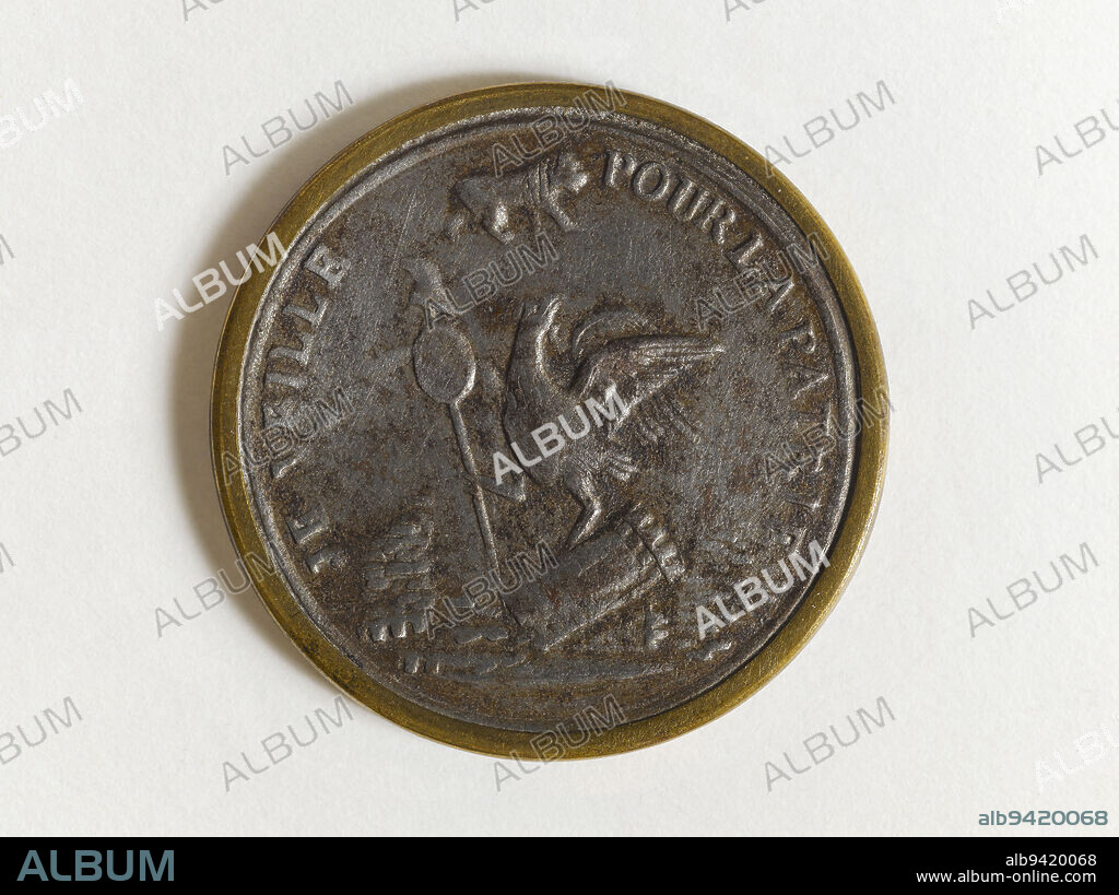 Club des Jacobins, 1792, Palloy, Pierre-François, Engraver in medals, Array, Numismatic, Medal, Diameter: 3.7 cm, Weight (type size): 16.94 g.