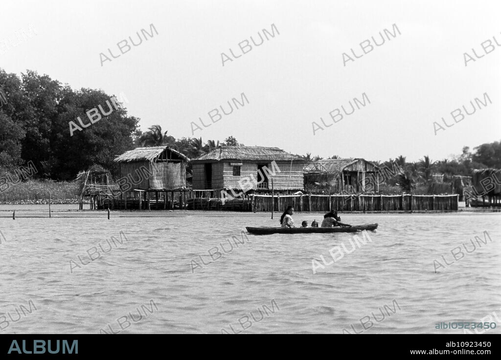 Laguna de Sinamaica at Lake Maracaibo, Venezuela, 1969.