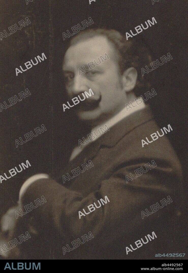 PHOTO STUDIO PAUL BERGER. Portrait of the Composer Xavier Leroux (1863-1919).
