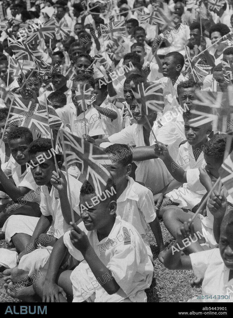 Types Of People - Tonganese Natives. January 15, 1954.