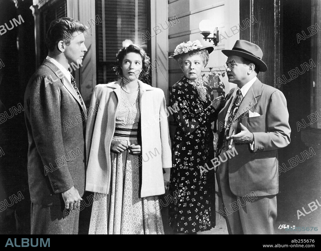 BURT LANCASTER, EDWARD G. ROBINSON y MADY CHRISTIANS en TODOS ERAN MIS HIJOS, 1948 (ALL MY SONS), dirigida por IRVING REIS. Copyright UNIVERSAL PICTURES.