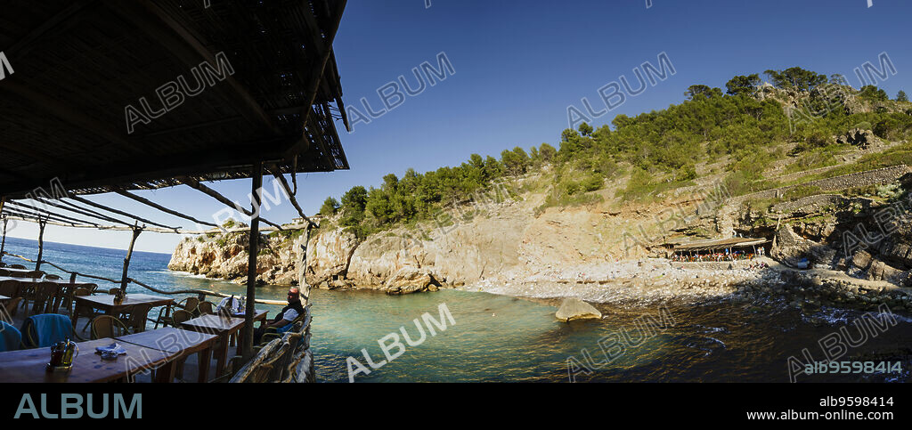 Restaurante Cas Patro March, Cala Deia, Deia. Sierra de Tramuntana. Mallorca. Islas Baleares. Spain.