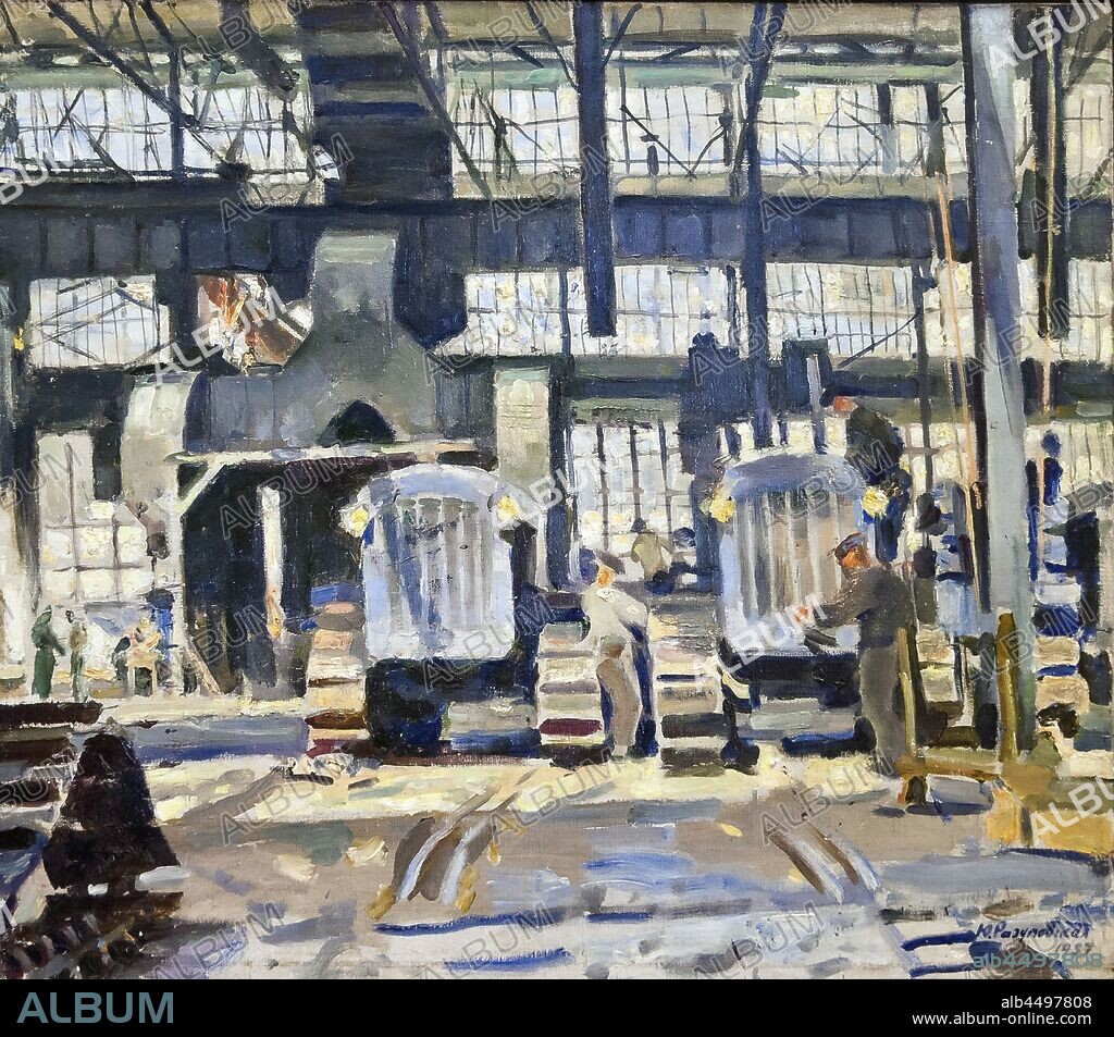 JULIA RAZUMOVSKAYA. Construction and assembly workshop, Chelyabinsk tractor plant.