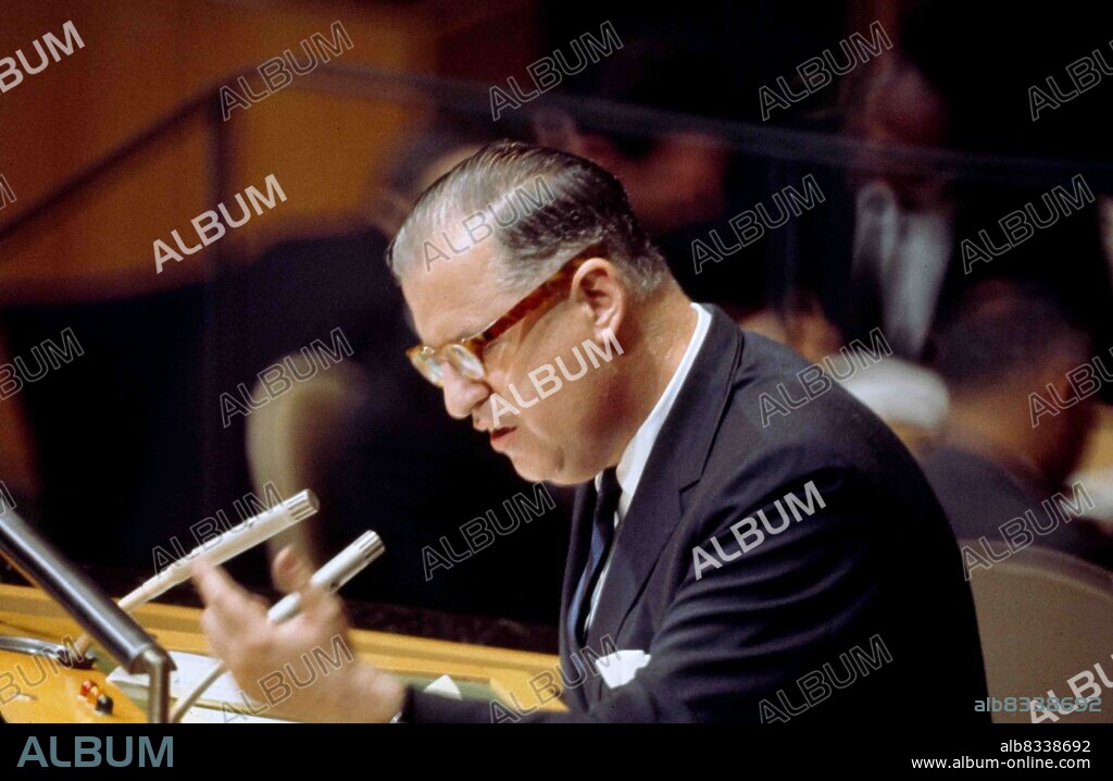 Abba Eban (1915 - 2002) Israeli diplomat and politician, and a scholar of the Arabic and Hebrew languages. During his career, he served as Foreign Affairs Minister, Education Minister, and Deputy Prime Minister of Israel. He was the second ambassador to the United States and the first Permanent Representative of Israel to the United Nations. He was also Vice President of the United Nations General Assembly and President of the Weizmann Institute of Science.