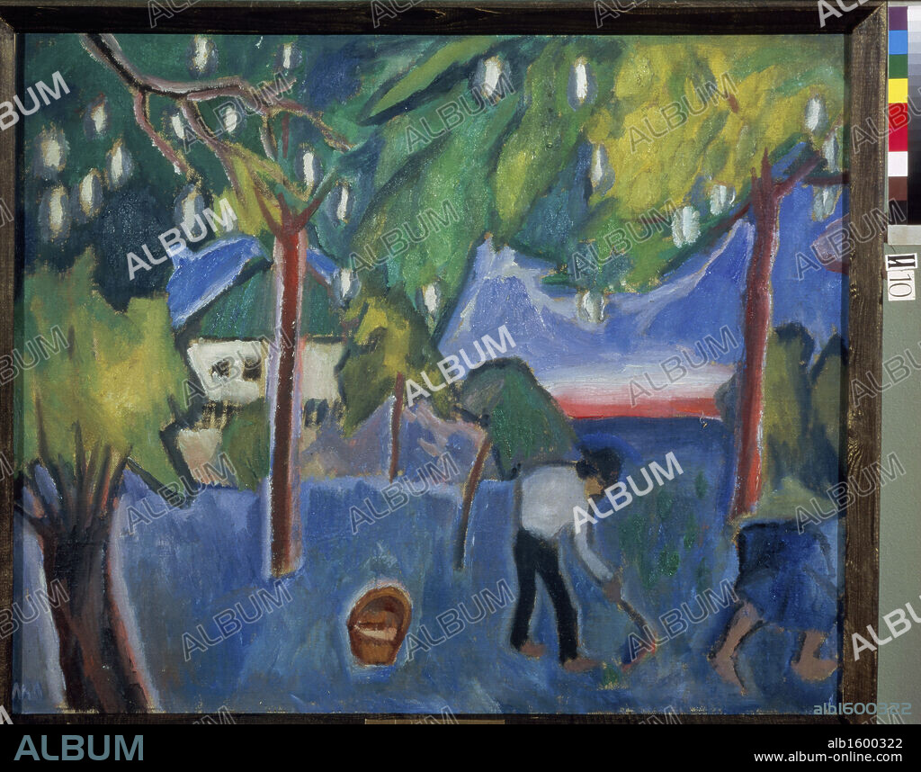 Landscape by Mihajl Fedorovic Larionov, oil on canvas, ca. 1907-09, 1881-1964, Russia, Omsk, Museum of Art.