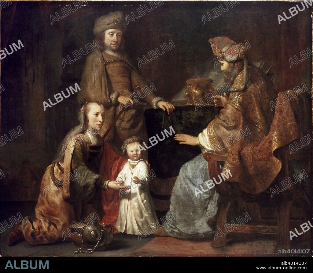 The Infant Samuel brought by Hannah to Eli, early 1660s. Dimensions: height x width x depth: 110.8 x 137 cm.