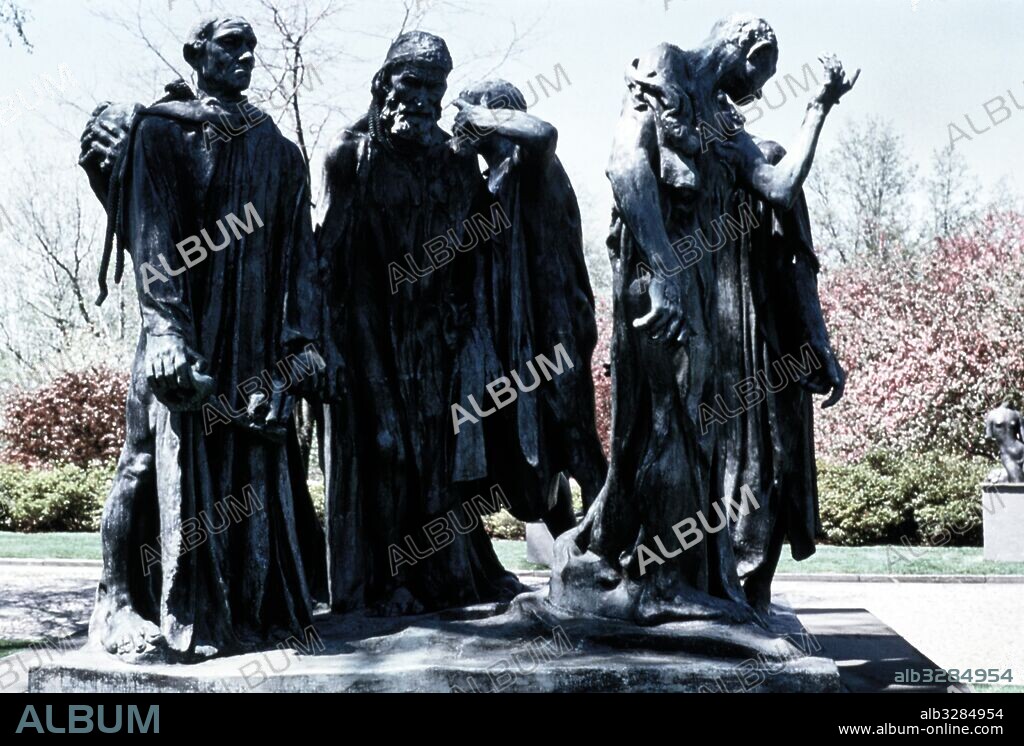 AUGUSTE RODIN. Los burgueses de Calais .
